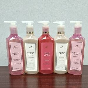 Bath & Body Works 5 Piece CLASSICS Cleansing Gel Hand Soap Bundle